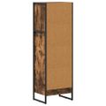 vidaXL Knižnica 40 x 30 x 121 cm Kompozitné drevo Dymová dub