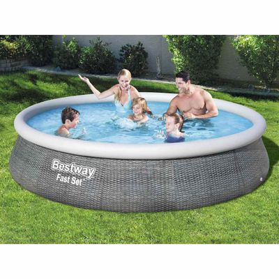 Bestway Nafukovacia bazénová sada s pumpou Fast Set 396x84 cm