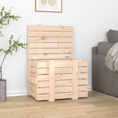 vidaXL Úložný box 58x40,5x42 cm masívna borovica