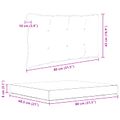 vidaXL Vankúš na vonkajšiu pohovku Polyester Sivohnedá 80 x 68,5 cm