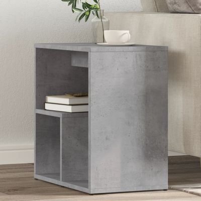 vidaXL Príručné stolíky 2 ks betónové sivé 50x30x50cm kompozitné drevo