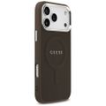 Puzdro Guess Classic Logo MagSafe pre iPhone 17 Pro Max hnedá
