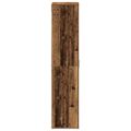 vidaXL Skriňa na topánky 80 x 39 x 178 cm Kompozitné drevo Staré drevo