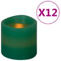 vidaXL Elektrické LED sviečky 12 ks, teplá biela
