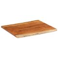 vidaXL Stolová doska 100x80x2,5 cm obdĺžnik akáciový masív živá hrana