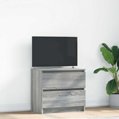 vidaXL TV skrinka Grey Sonoma 60x35x54 cm Engineered Wood