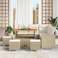 vidaXL Súprava záhradných pohoviek 10 ks 7-Počet miest