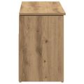 vidaXL Lavička na topánky Artisan Dub 102x30,5x45 cm Konštrukčné drevo