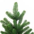 vidaXL Vianočný stromček s 300 LED-i so stojanom Zelená 180 cm PE