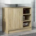 vidaXL Skrinka pod umývadlo, dub sonoma 63x30x54 cm, kompozitné drevo