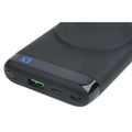 DELTACO PB-Q1003, Qi Powerbank 10000mAh, čierna