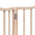 vidaXL Brána pre psa skladacia 2 panely 160 cm topoľové drevo