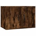 vidaXL Nástenné TV skrinky 2 ks dymový dub 57x34,5x40 cm