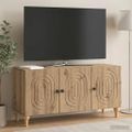 vidaXL TV skrinka 99 x 34,5 x 50 cm Dub artisan Kompozitné drevo