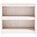 vidaXL Vonkajšia kuchynská skrinka MEPPEL biela 106x55x92 cm borovicový masív