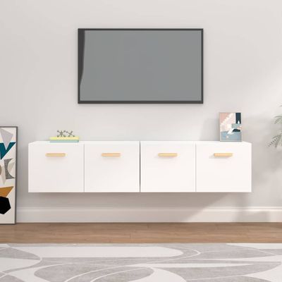 vidaXL Nástenné skrinky 2 ks biele 80x35x36,5 cm spracované drevo