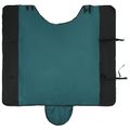vidaXL Plášť pre kone Tmavozelená a čierna 75 cm Polyester