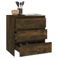 vidaXL Komoda hnedý dub 70x40x73,5 cm drevotrieska
