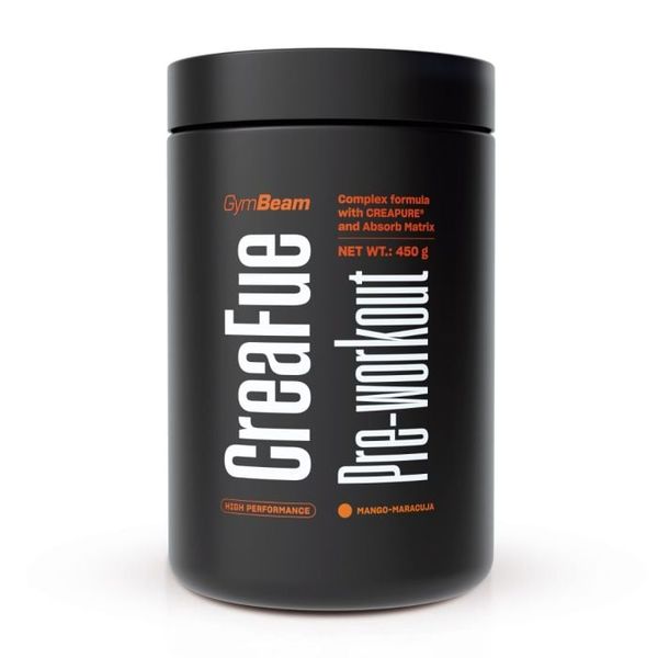 CreaFue Pre-workout - GymBeam, mango marakuja