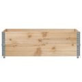 vidaXL Paletové ohrádky 2 ks 120x80 cm borovicový masív