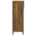vidaXL Regál na topánky dymový dub 40x36x105 cm spracované drevo