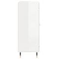 vidaXL Komoda lesklá biela 69,5x34x90 cm spracované drevo