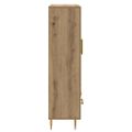 vidaXL Highboard Remeselný dub 69,5 x 31 x 115 cm