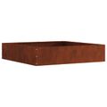 vidaXL Obrubník trávnika 6 ks 60 x 60 x 13 cm Hrdzavý