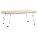 vidaXL Nohy do vlasov pre konferenčný stolík 4 ks, biele 30 cm, masívna oceľ