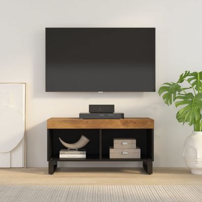 vidaXL TV skrinka 85x33x43,5 cm masívne mangovníkové drevo