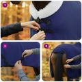 vidaXL Plášť pre kone Námornícka modrá 75 cm Polárna fleece
