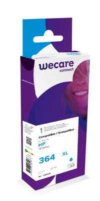 WECARE ARMOR ink kompatibilný s HP CB323EE, modrá/cyan