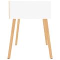 vidaXL Nočné stolíky 2 ks, lesklé biele 40x40x56 cm, kompozitné drevo