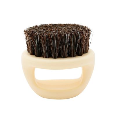 Čistiaca kefa pre holičov BARBER BRUSH - tmavé štetiny