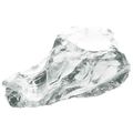 vidaXL Záhradné kamene Biela 12 cm Sklo