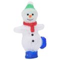 vidaXL LED vianočná akrylová figúrka snehuliaka exteriér aj interiér 30 cm