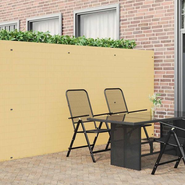 vidaXL Záhradný plot obojstranný žltý 1,8x3 m PVC