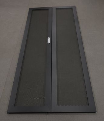 XtendLan 42U/800x1000 stojanový, černý, perforované dvoukřídlé(dvoudílné) dveře a záda Rozvadec, 19", stojanový, rozebíratelný, výška 42U, 800 x 1000, perforované zadní, perforované dvoukrídlé prední dvere, perforova