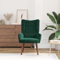 vidaXL kreslo Tmavozelená 63 x 67 x 94 cm Zamat