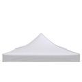 vidaXL Strecha na párty stan 4x3 m, biela 270 g/m²