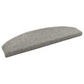 vidaXL Samolepiace schodové rohože 15 ks 80 x 24,5 x 3,5 cm Svetlosivá