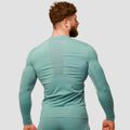 Kompresné tričko s dlhým rukávom Mid Blue - GymBeam, veľkosť XXXL