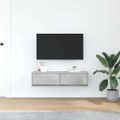 vidaXL TV skrinka 100 x 31 x 25,5 cm Betónovo sivá Kompozitné drevo