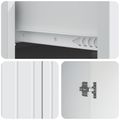 vidaXL Servírovacia skriňa Biela 66 x 34,5 x 92 cm Kompozitné drevo