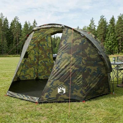vidaXL Rybársky stan s rýchlym uvoľnením osoba Svetlý camouflage