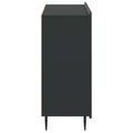 vidaXL Servírovacia skriňa Čierna 89 x 34,5 x 82 cm Kompozitné drevo