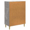 vidaXL Zásuvkový kabinet Betónovo sivá 66 x 34,5 x 90 cm