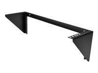19 in - Steel Vertical Patch Panel Mounting Bracket for Networking Equipment (RK319WALLV) - Montážny držiak - montáž na stenu - čierna - 3U - 19"