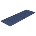 vidaXL Nástenné panely 12 ks modré 90x30 cm látka 3,24 m²