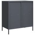 vidaXL Komoda antracitová 68x39x73,5 cm oceľ valcovaná za studena